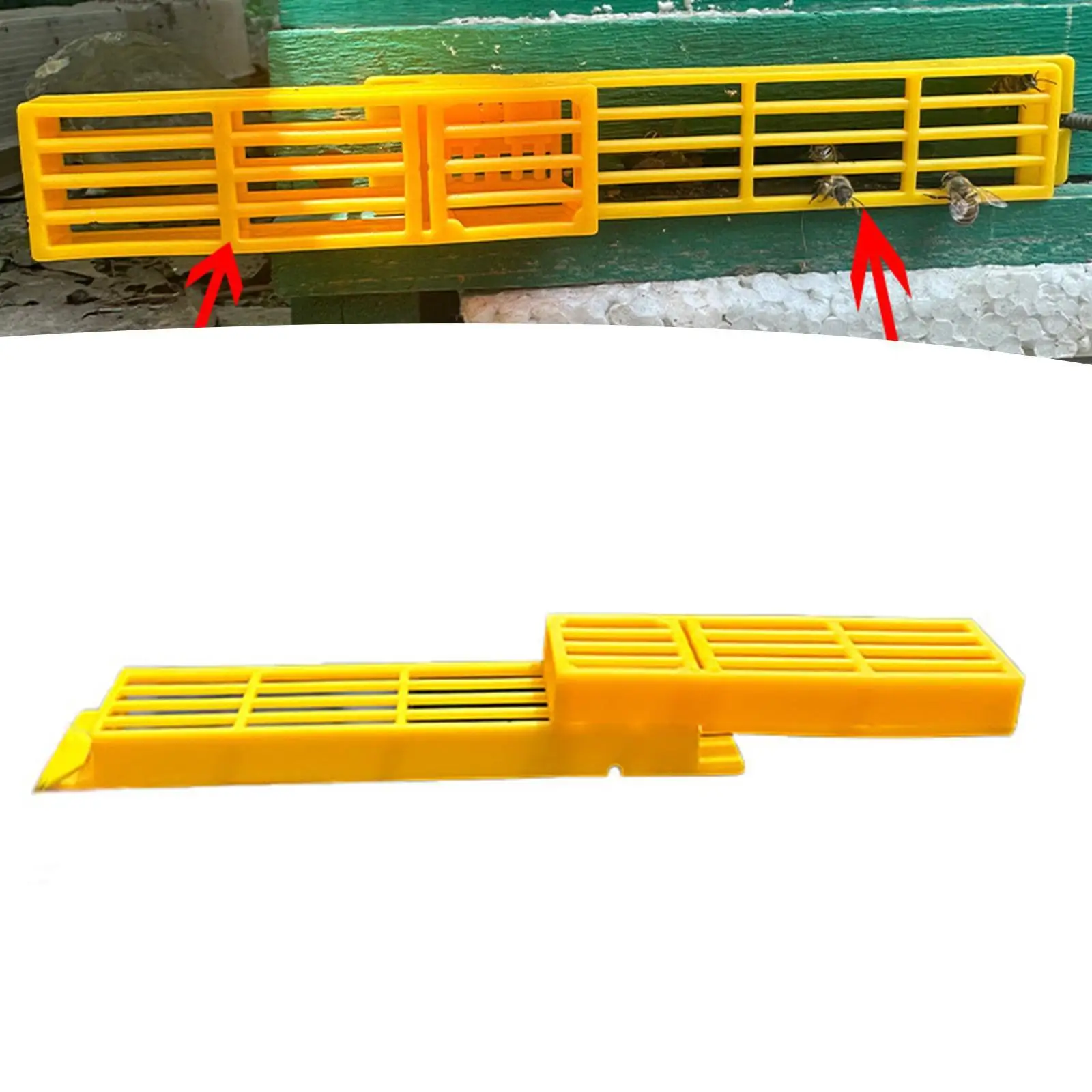 Automatic Bee Separator Easy Installation Sturdy Portable Automatic Bee Swarm Controller for Yard Farm Garden Patio Entrance