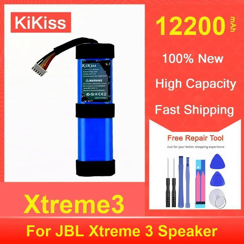 

Kikiss Battery 12200Mah Xtreme3 For JBL Xtreme 3 Speaker
