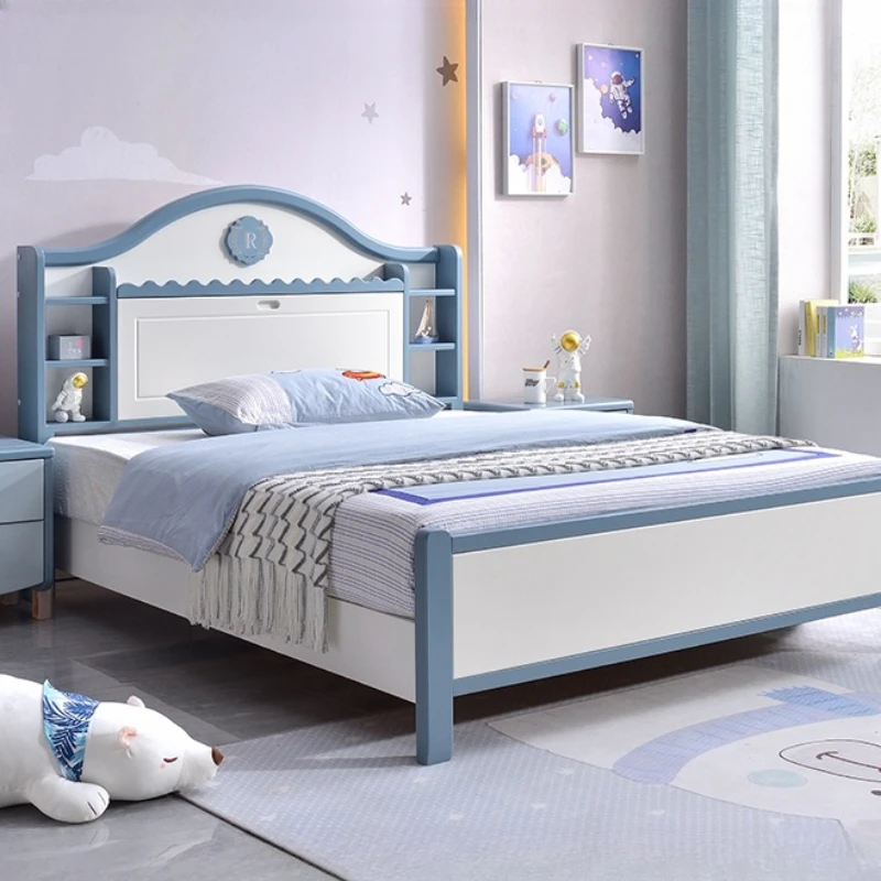 

Nordic Royal Luxury Double Bed King High End Headboard Frame Double Bed Boys Sleeping Letti Matrimoniali Bedroom Furniture