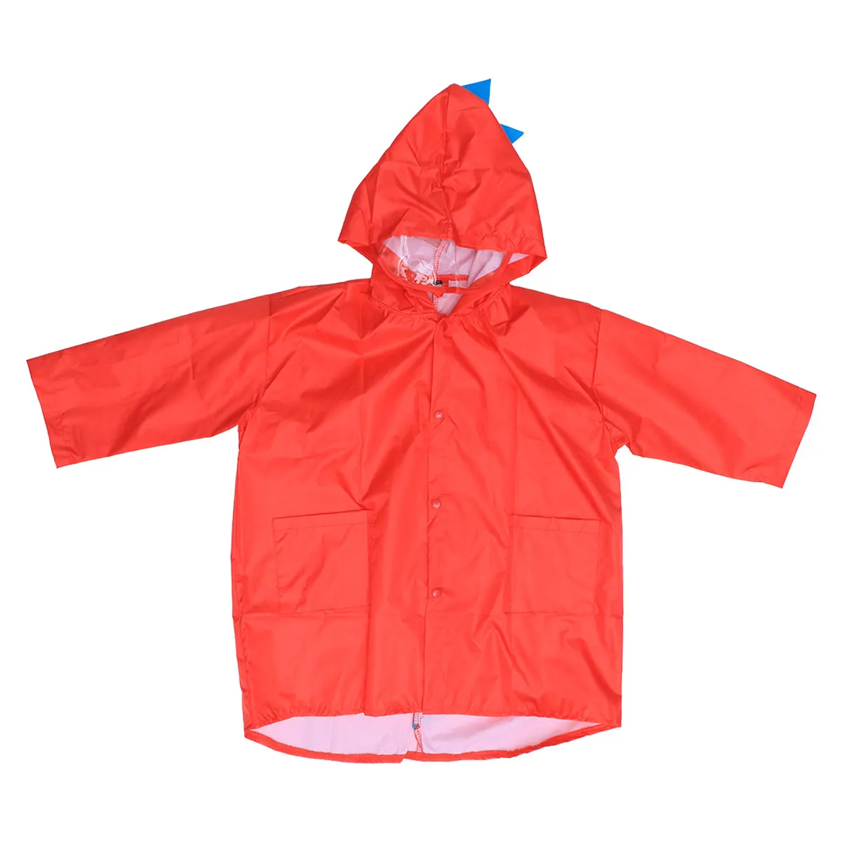 

Poncho For Kids Poncho With Hood Dinosaur Design Waterproof Foldable For Camping Hiking Riding Travel Red M