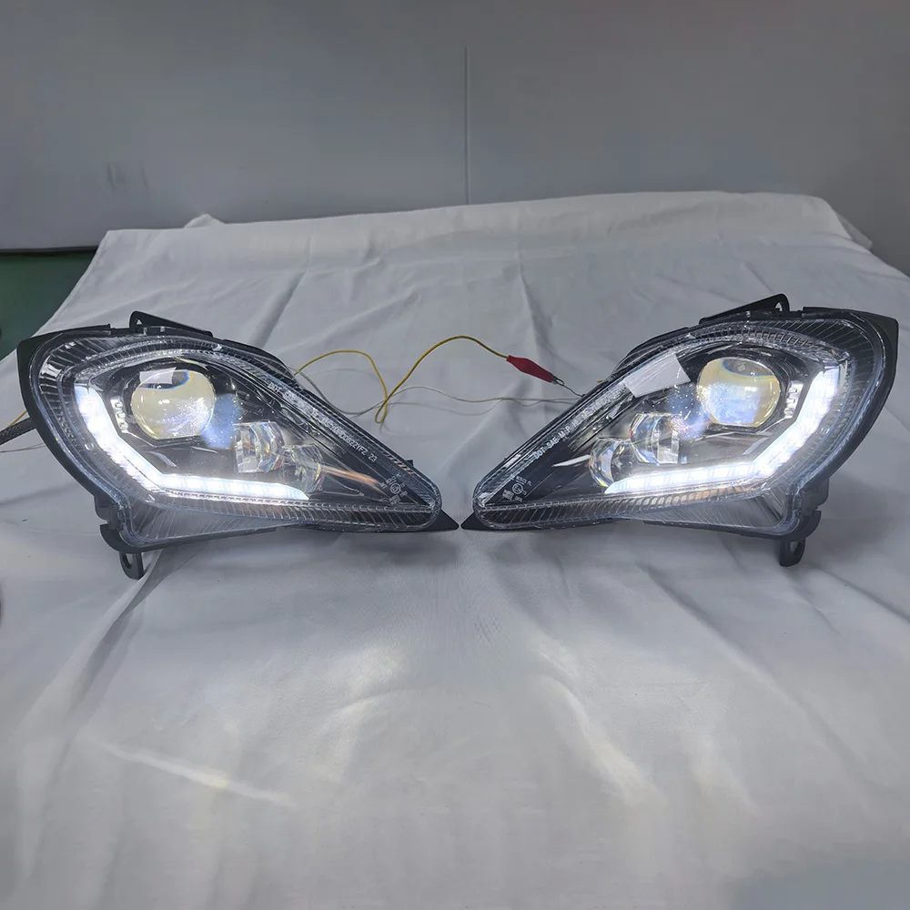 

For Yamaha YFZ350 450 YFM700 Raptor Wolverine 250 350 450 700 2004-2024 ATV LED Headlight Lamp DRL Motorcycle Light Assembly E24