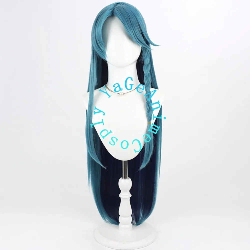 Qingliang Cosplay Wig Realistic Scalp Inner Outer Two Tone Hair Style Character Accessory for Photography