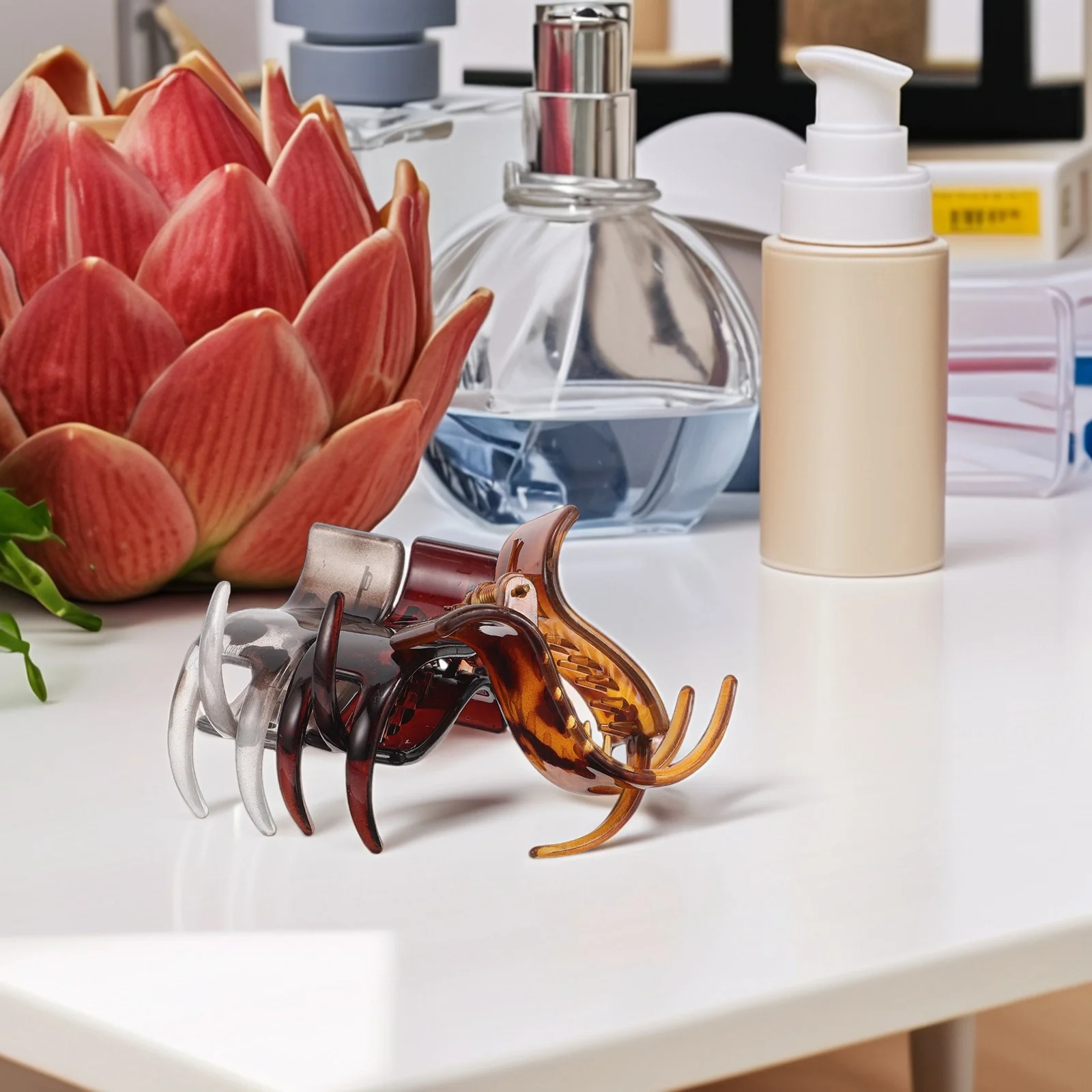 

3pcs High Clips For Barrettes For Women Women Thick Hair Half Up Bun Claw Clip Hair Styling Accessories Barrettes