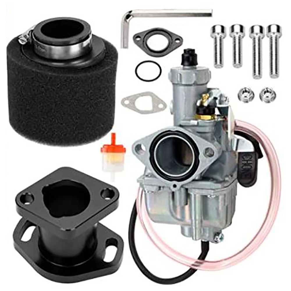 

Carburetor Carb Air Filter Kit Adapt for VM22 212Cc GX200 6.5Hp Engine 196Cc CT200U KT196 Moto Mini Bike-Black