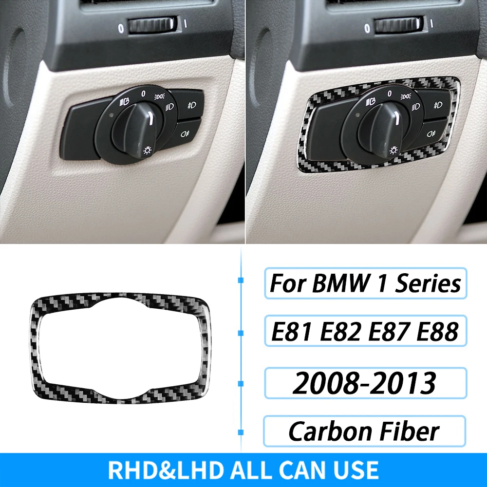 Voor BMW 1 Serie E81 E82 E87 E88 2008-2013 Koolstofvezel Stickers Automatische Versnellingspook Centrale Bedieningspaneel Power venster Lift