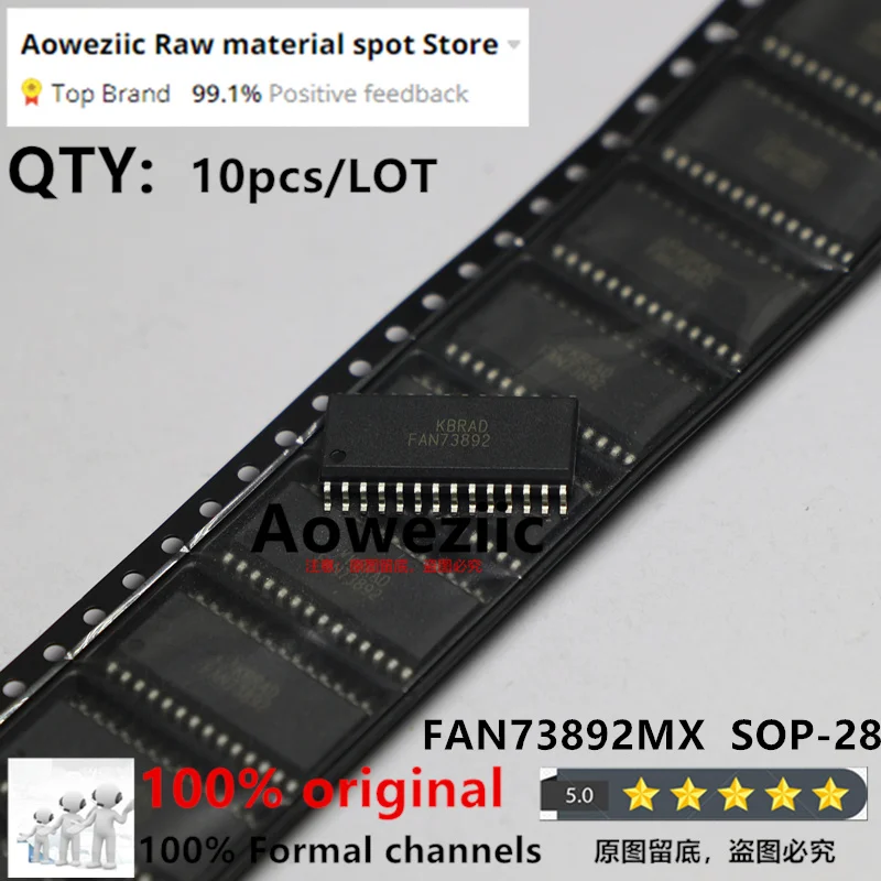 

Aoweziic 2024+ 100% New Imported Original FAN73892MX FAN73892 SOP-28 Gate Driver IC Chip