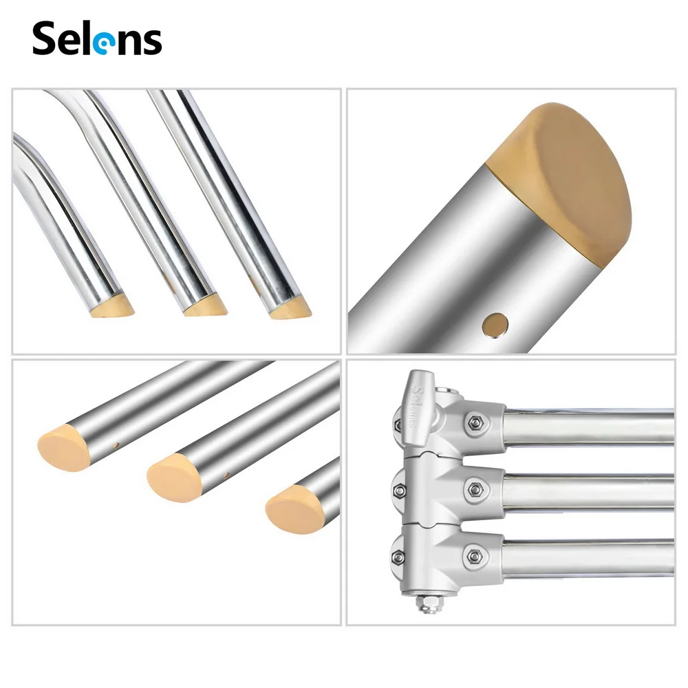Selens C-Stand Base Folding Magic Leg Turtle Base Heavy-Duty Light Stand Bracket Lamp Holder for Studio Photography Light