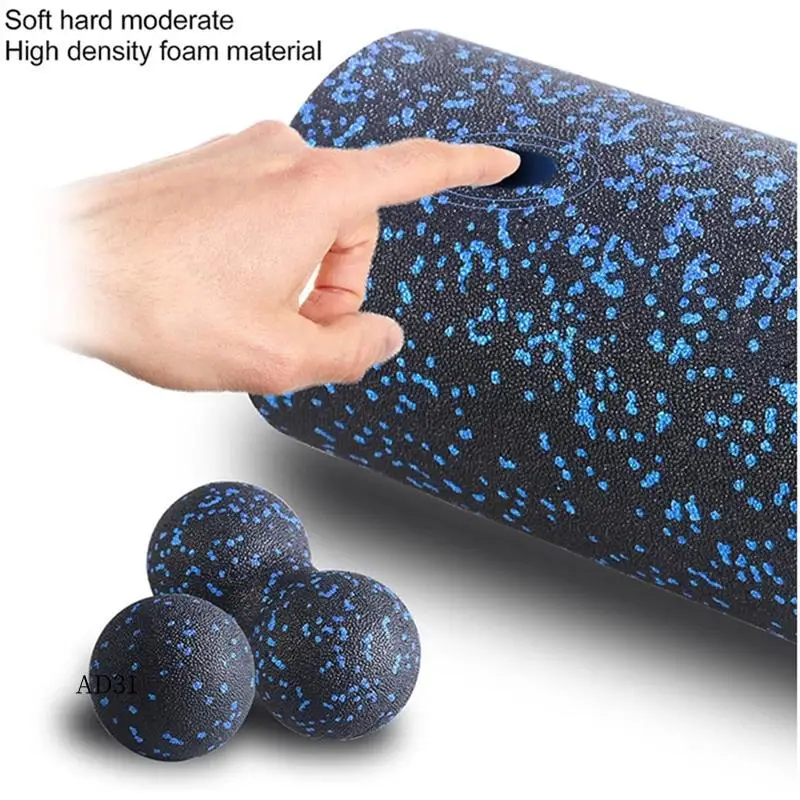 

New-3PCS Yoga Roller Massage Peanut Ball Set EPP Fitness Foam Column For Back Pain Deep Tissue Stretching Muscle Relax Well-Made