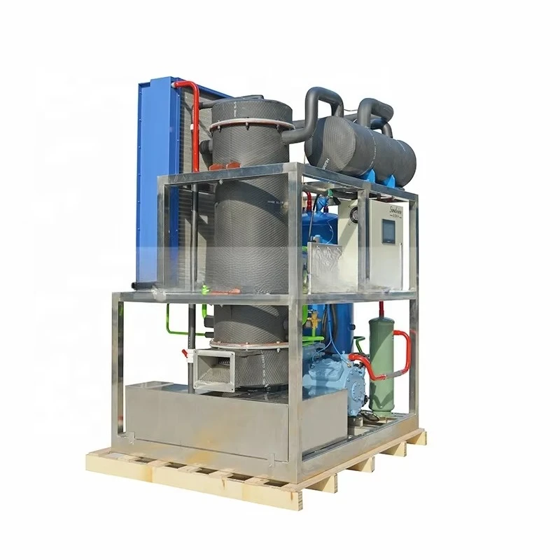 1T/24hrs Ice Tube Maker Ice Производство 1000 кг Tube Ice Machine