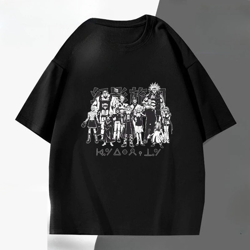 

Anime Japanese-style Hunter x Hunter Collaboration Kirito Kurapika Hisoka Short-Sleeve T-Shirt Unisex Printed Design harajuku