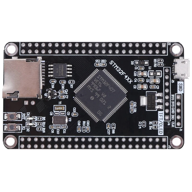 

Системная материнская плата STM32F407VET6 STM32 STM32F407, макетная плата F407, обучающая плата с одним чипом