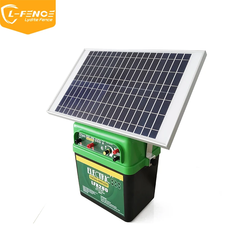 Lydite Fencing Electric Controller Solar Electric Fence Energizer Charger For Farm