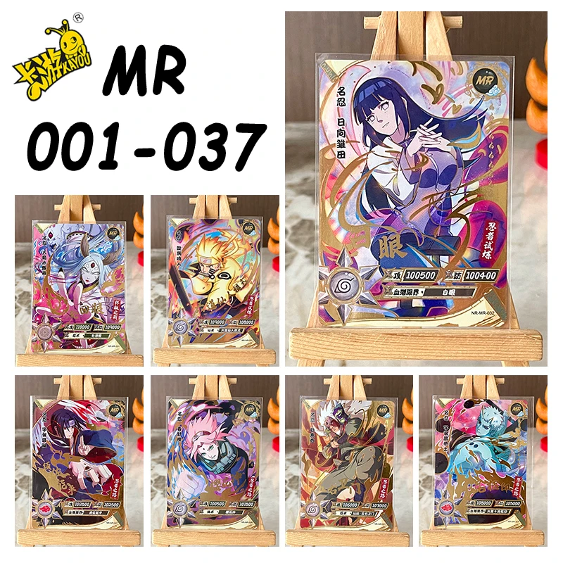 Véritable KAYOU Naruto carte MR 01-37 série carte unique Naruto Uzumaki Naruto Hyuga Hinata Anime carte de Collection enfants jouet cadeau
