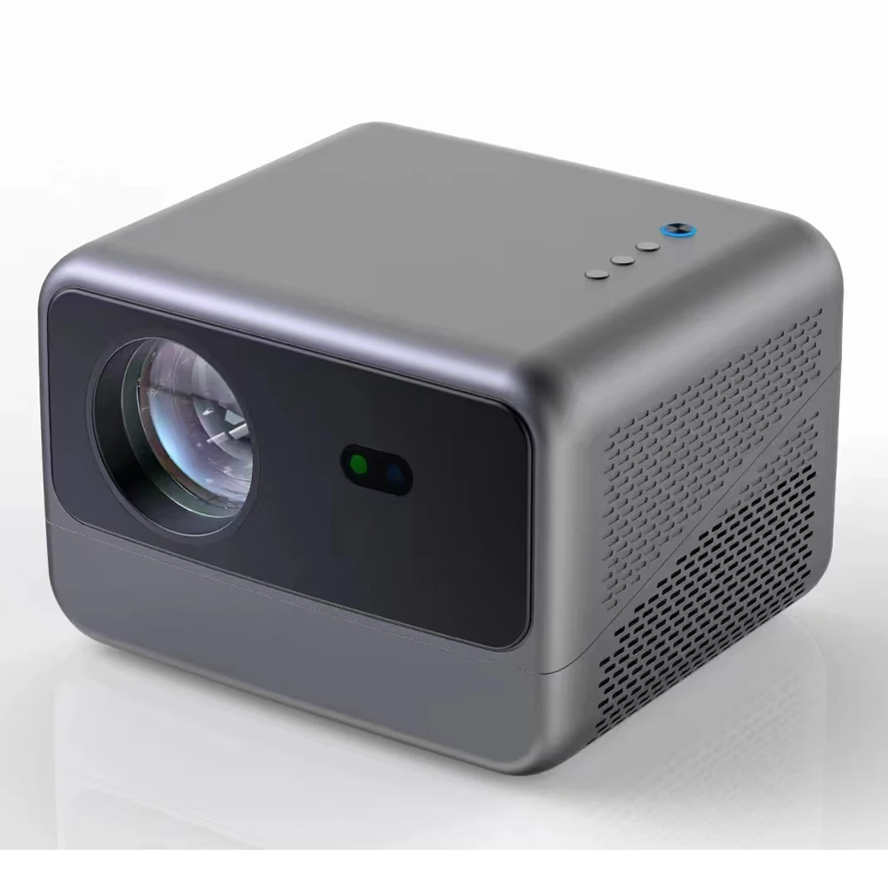 True 500Lumens 2GB 16GB Android 10 LED Light DLP Mini Projector 4K Dual WiFi BT N1 Pocketable 3D Ready Short Throw Business