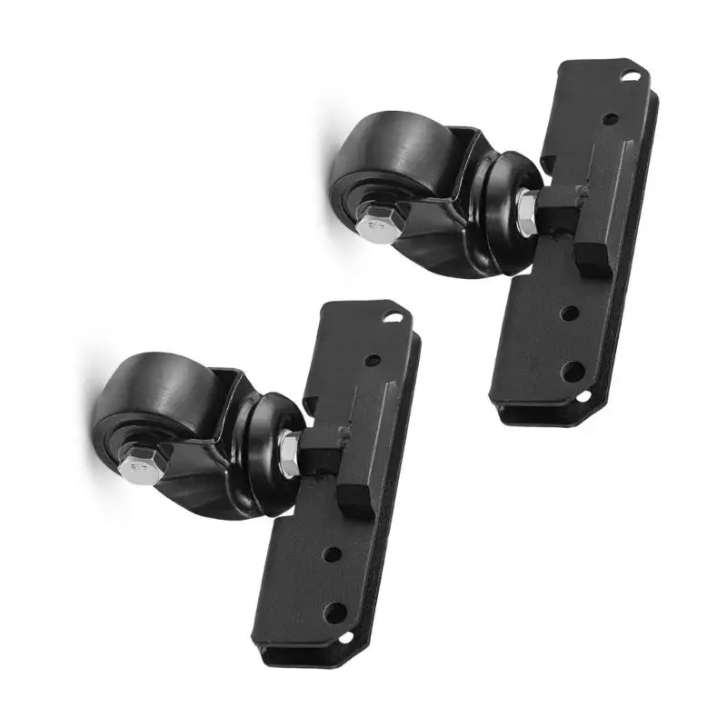 مجموعة 652F عجلات دوارة مثبتة أمامية، تحكم معزز، منع الحركة السلسة، مطلوب حفر