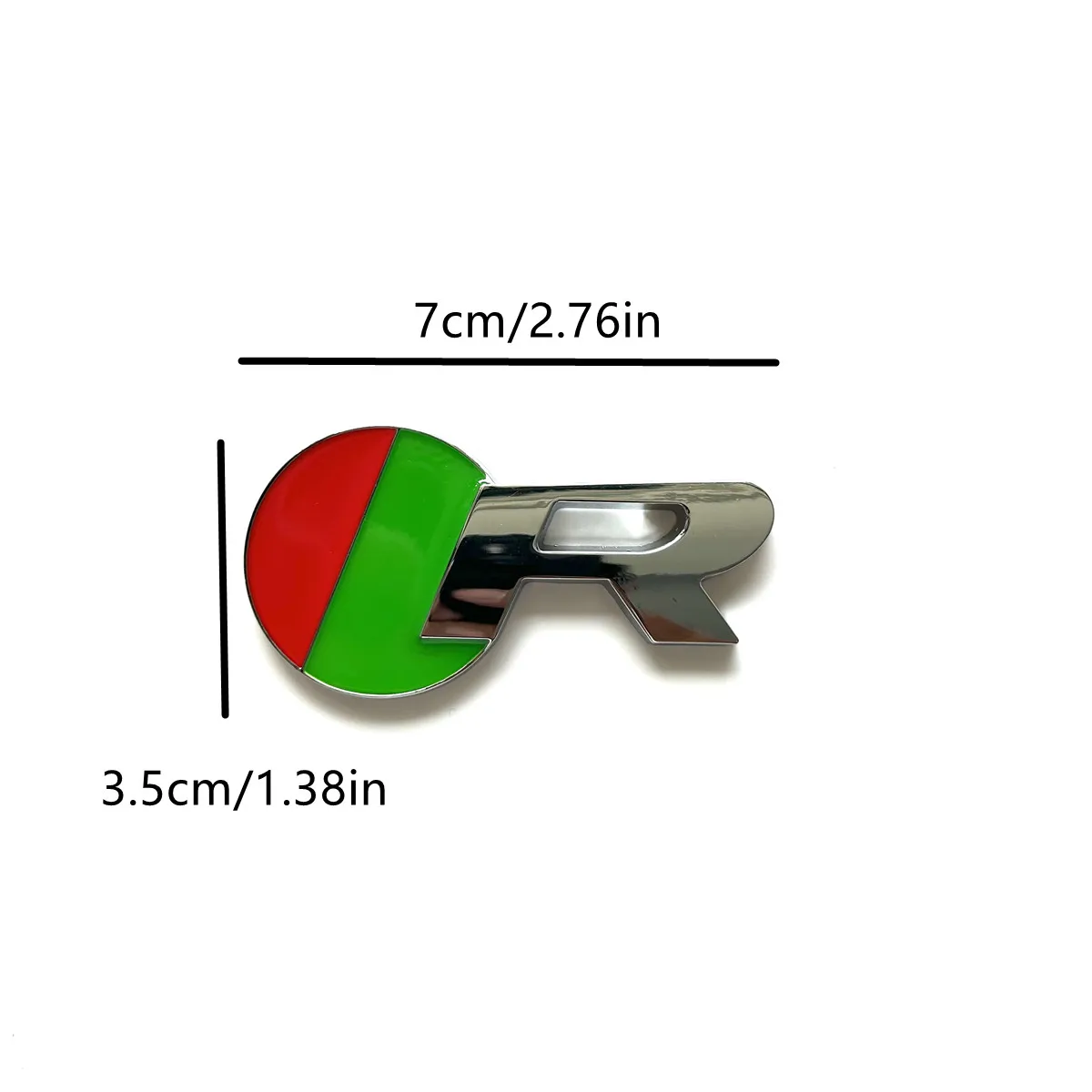 3D Metal R Car Sticker Emblem Auto Badge Decal For XF XE F-TYPE F-PACE Car Accessories