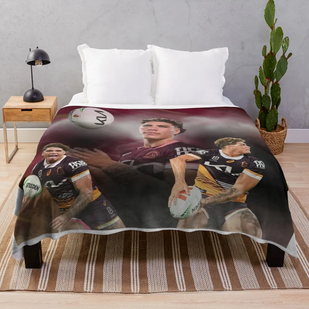 Reece Walsh Throw Blanket Sofa Soft Plaid Softest sofa bed Blankets