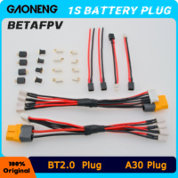 GAONENG A30 Female Male Connector Adapter GNB Plug BETAFPV BT2.0 Connectors Male Female Plug For RC FPV Tiny Drone HAPPYMODEL