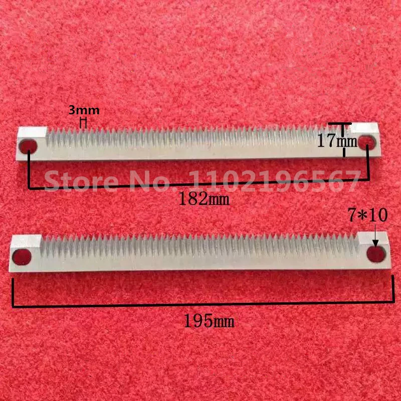 5 Pcs/Lot Vertical Packaging Cutting Blade Cutter Blade Serrated Tools Knives Packing Machine Knife