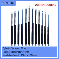 1PC 450-530mm 200kg/2000N Universal Strut Bars Car Gas Spring Shock Absorber Hydraulic Lift Support Strut Bar Machine Gas Lift