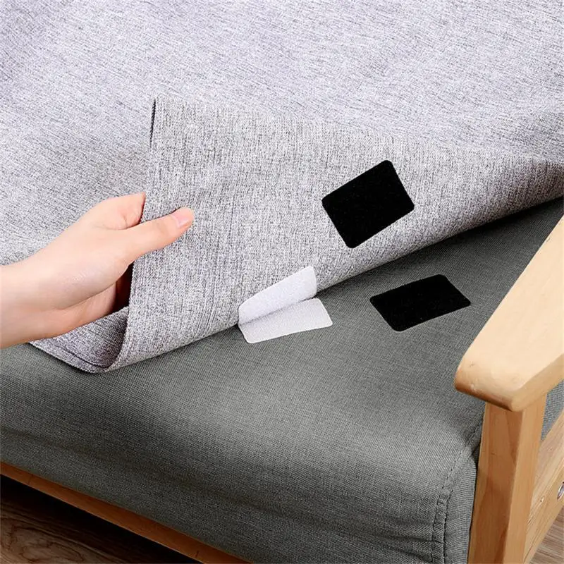 Round Square Strong Self Adhesive Fastener Dots Stickers Sofa Mat Carpet Anti Slip Double-side Self-adhesive Nylon Fixed Sticker