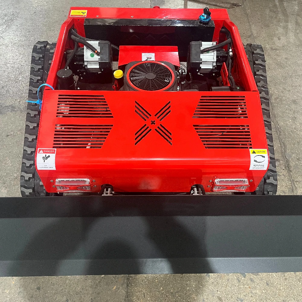 Auto-Height Adjustment Crawler Lawn Mower Smart Slope Grass Cutter