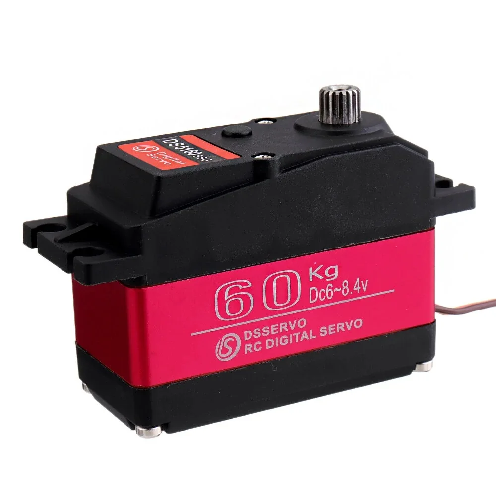 DSSERVO DS5160 HV 60kg 180°/270° 18T Metal Gear Digital Servo For 1/5 Redcat HPI Baja 5B SS RC Car Compatible SAVOX-0236 LOSI XL