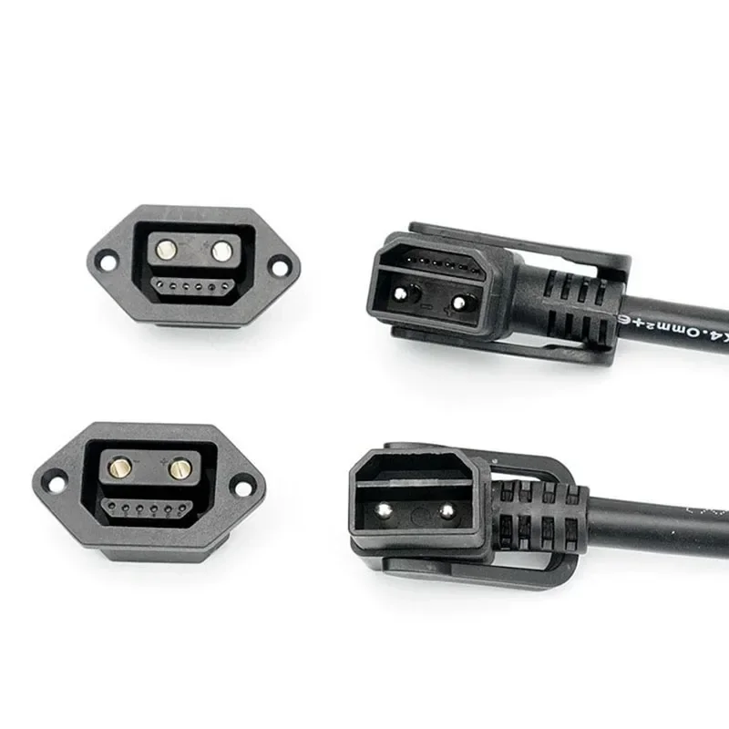 2+4/2+6 Lithium Battery Charging Plug Socket Electric Vehicle High Current Discharging Port Adapter Pin Charging Connector