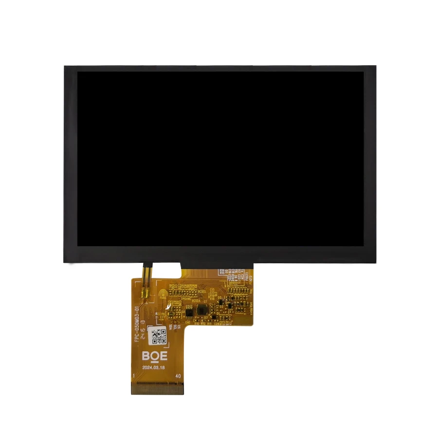 5 Inch 800×480 Transflective TFT Sunlight Readable and Super Low Power TFT LCD Module with RGB Interface