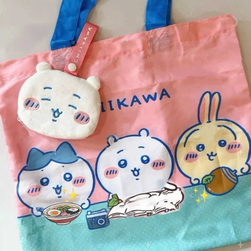 

MINISO Chiikawa Usagi Hachiware японская сумка на плечо аниме многоразовая сумка Kawaii костюм милый выход большой емкости портативный