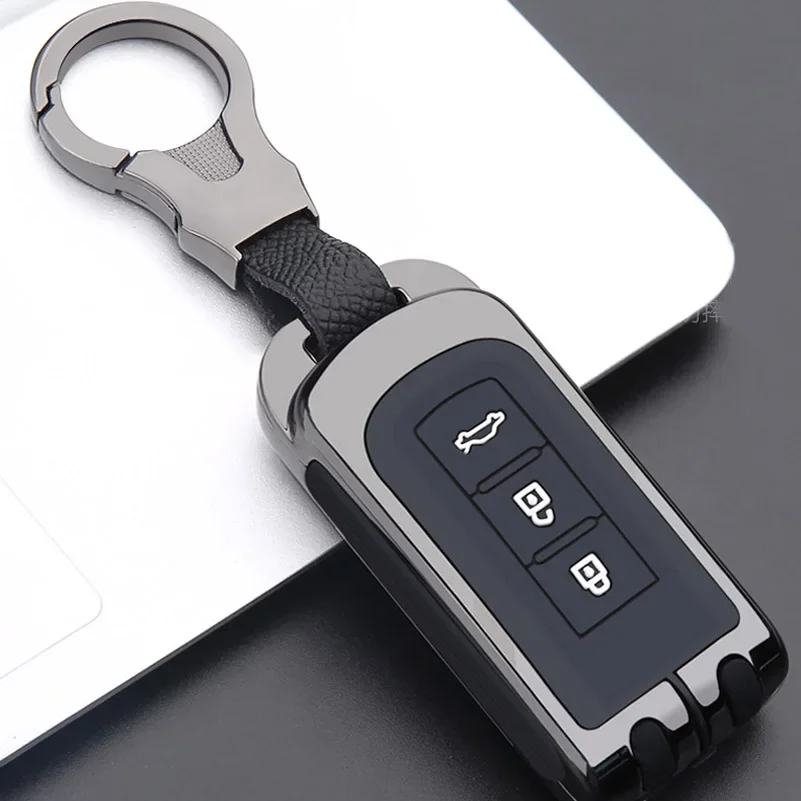 2/3 Buttons Remote Key Case For Mitsubishi L200 ASX Outlander Eclipse Cross Pajero Sport Lancer Zinc Alloy key Fob Shell Cover