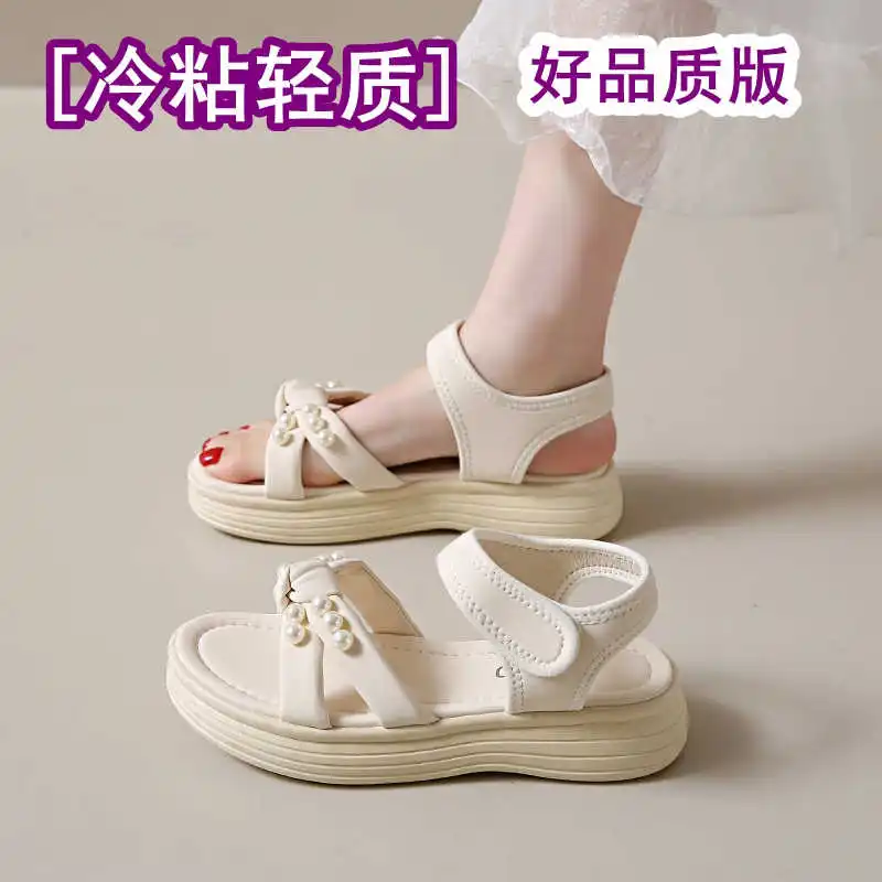 أحذية رياضية بدون كعب بشريطين Strappy Vip أحذية صيفية للسيدات أحذية ملونة للنساء طراز رياضي جديد ماركة فائقة