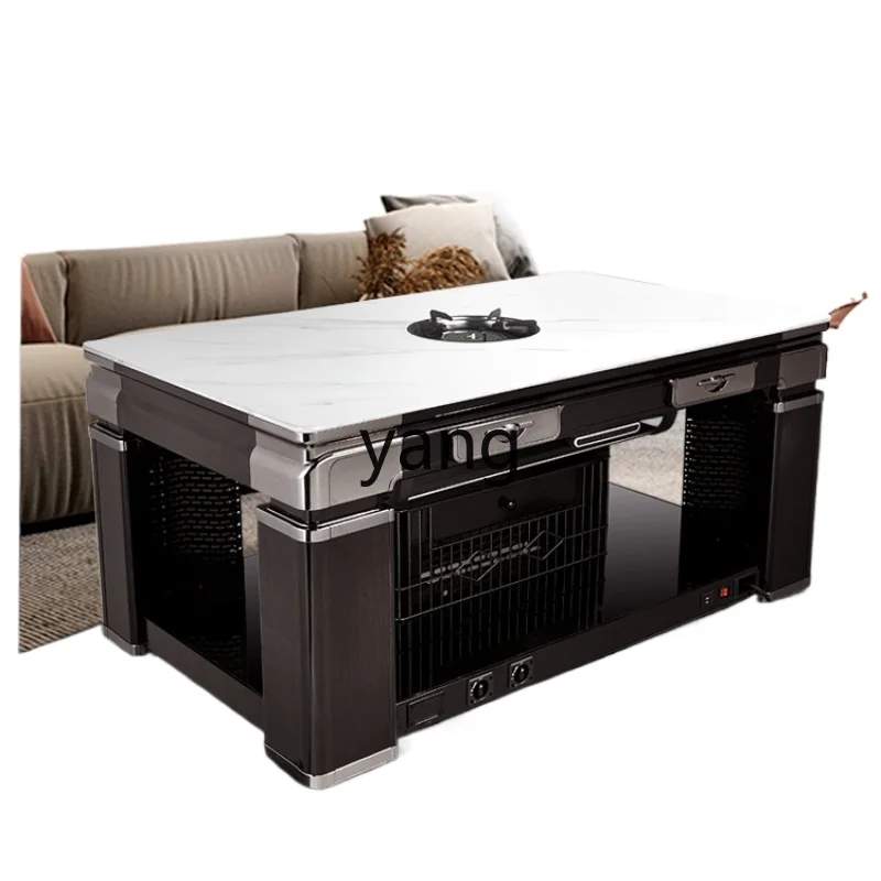 

CX Gas Lifting Electric Heating Coffee Table Household Living Room Electric Dual-Use Electric Stove Heater