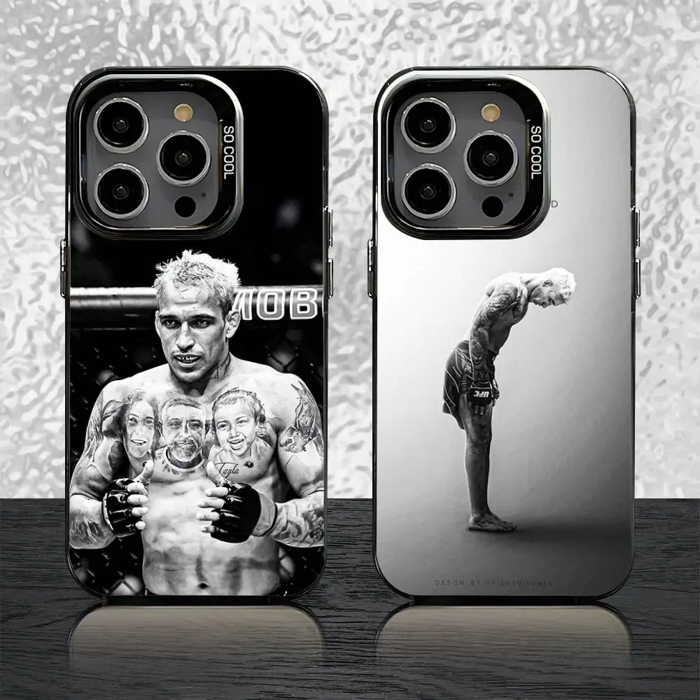 

C-Charles Boxer O-Oliveira Phone Case For iPhone 16,15,14,13,12,11,Pro,XS,Max,Plus,Mini,SE Black Candy Matte Shockproof Cover