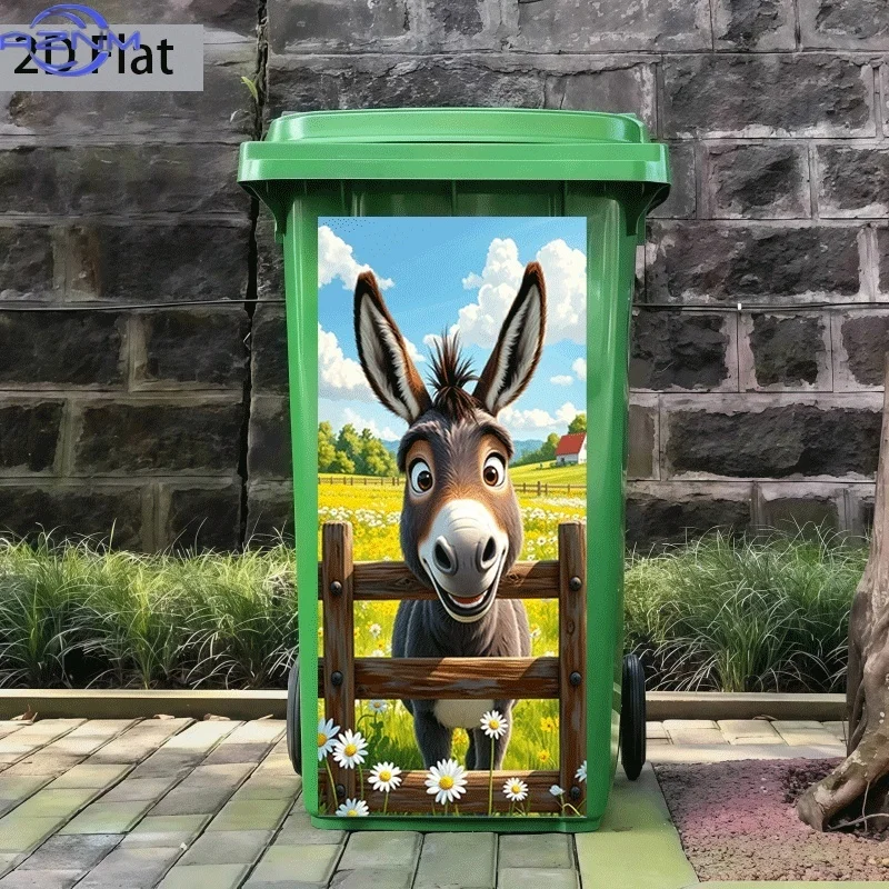 DIY Household Trash Can Renew 2D Print Decal Stand‑out Graphic Ornament