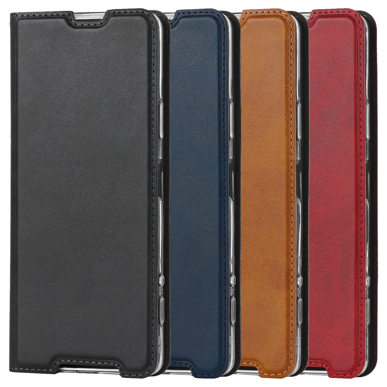 Premium Leather Case for Sony Xperia Pro-I / Sony Pro-i Retro Flip Case Magnetic Adsorption Cover Fundas Coque + 1 Lanyard