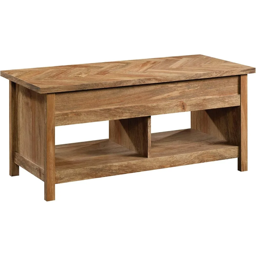 

Cannery Bridge Lift Top Storage Coffe Table for Living Room, L: 43.15" x W: 19.45" x H: 19.02", Sindoori Mango
