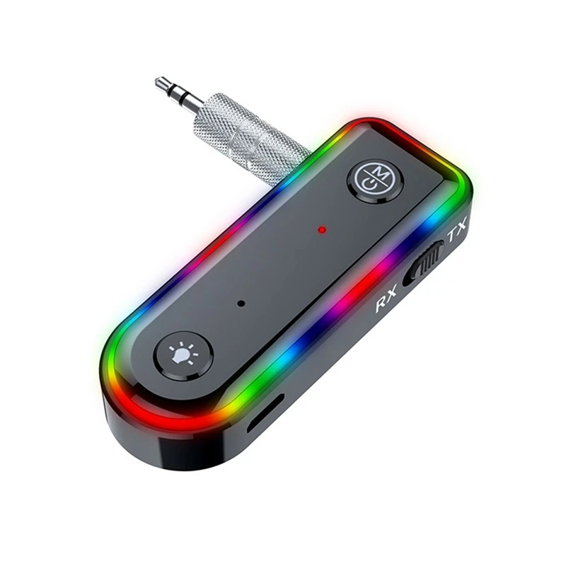 2 in 1 무선 블루투스 송신기 어댑터, 오디오 앰프, 3.5 리시버, 3.5mm