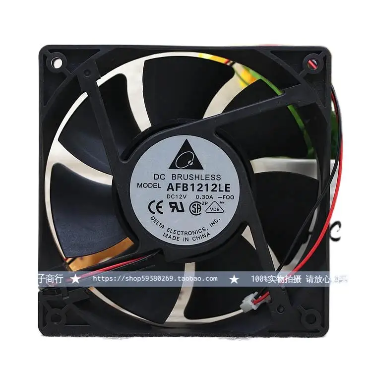 Delta Delta Afb1212le 12038 0.3a 12V Double Ball Durable Case Cooling Fan