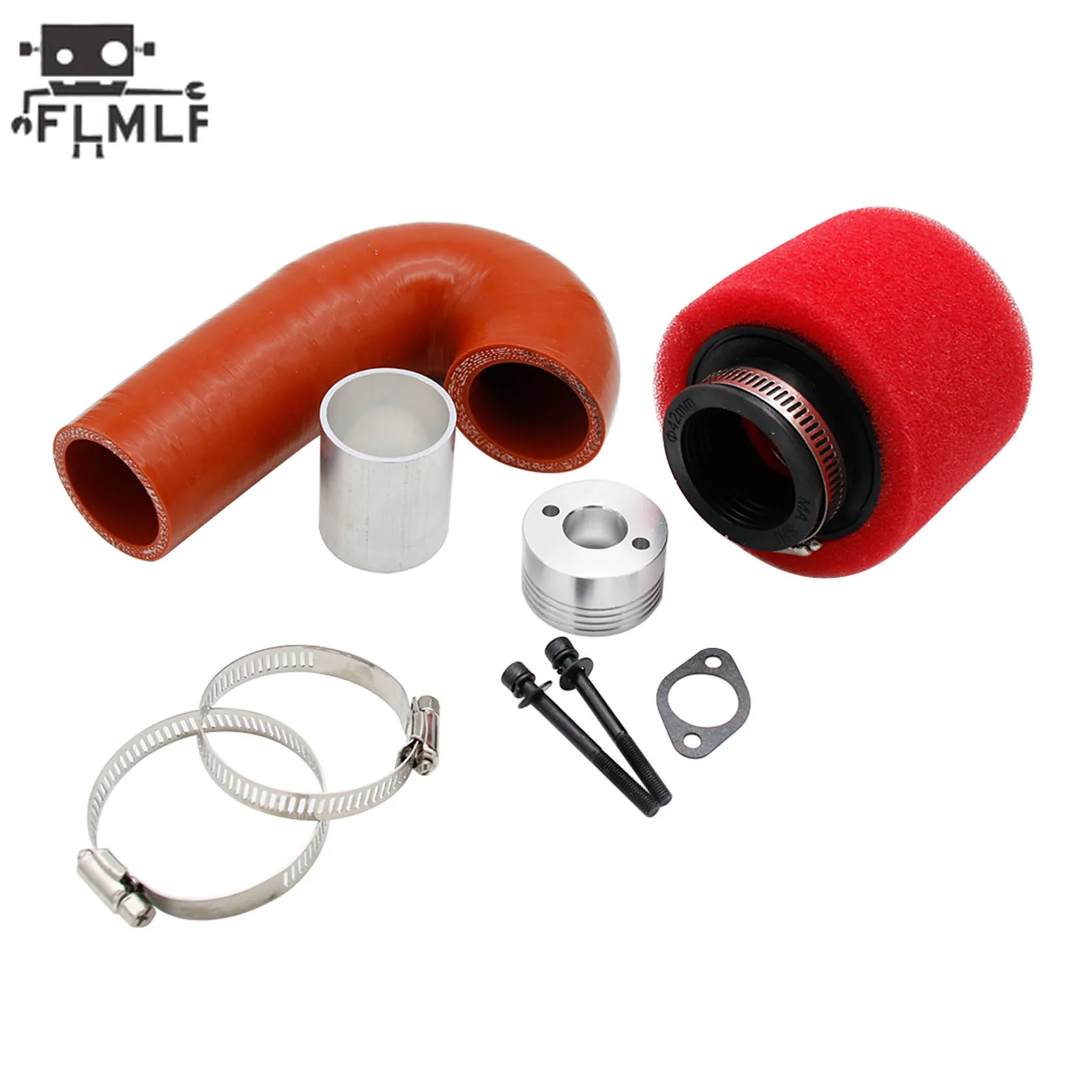 FLMLF Rc รถแก๊ส High Flow ชุดกรองอากาศสําหรับ 1/5 Losi 5ive-t Rofun Rovan LT King มอเตอร์ x2 รถบรรทุกอะไหล่
