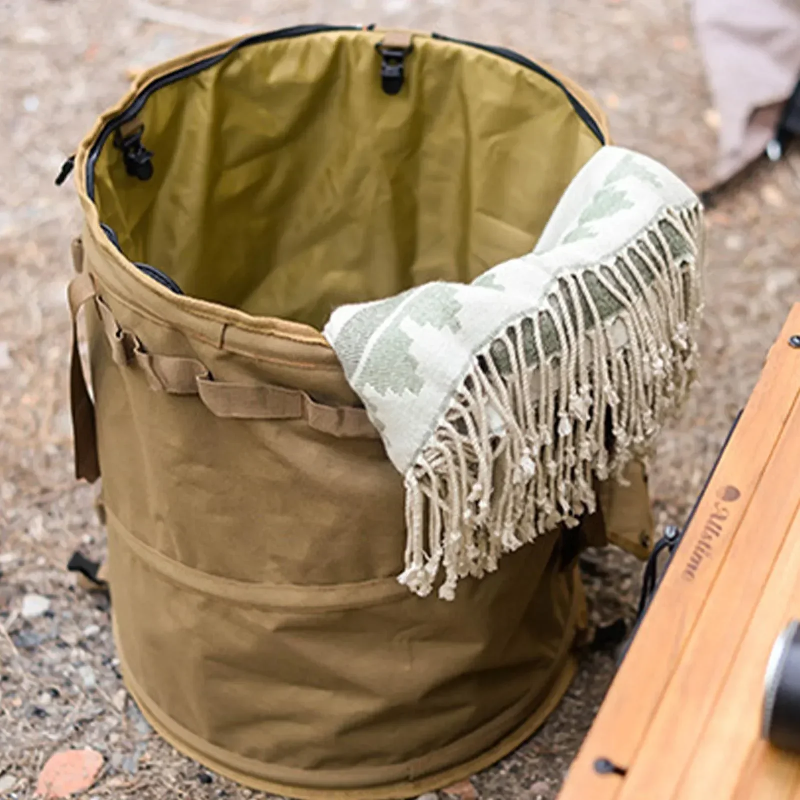 

Tt Poubelle Pop-up Portable Pliante pour Voiture, Sacs Jardin Pliables Réutilisables pour user inage Camping et Rangement