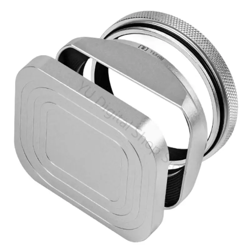 96BA Aluminium-Gegenlichtblende, Ersatz für X100V/X100VI/X100F, Gegenlichtblende, Gegenlichtblende, Kamera-Objektivschutz – Detail 10