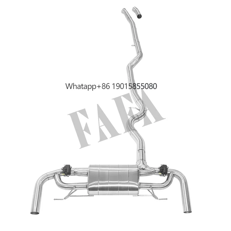 

For 330i G20 Car Exhaust System Mid-tail Electric Valve Muffler Exhaust High Performance Cat Back Exhaust Pipe