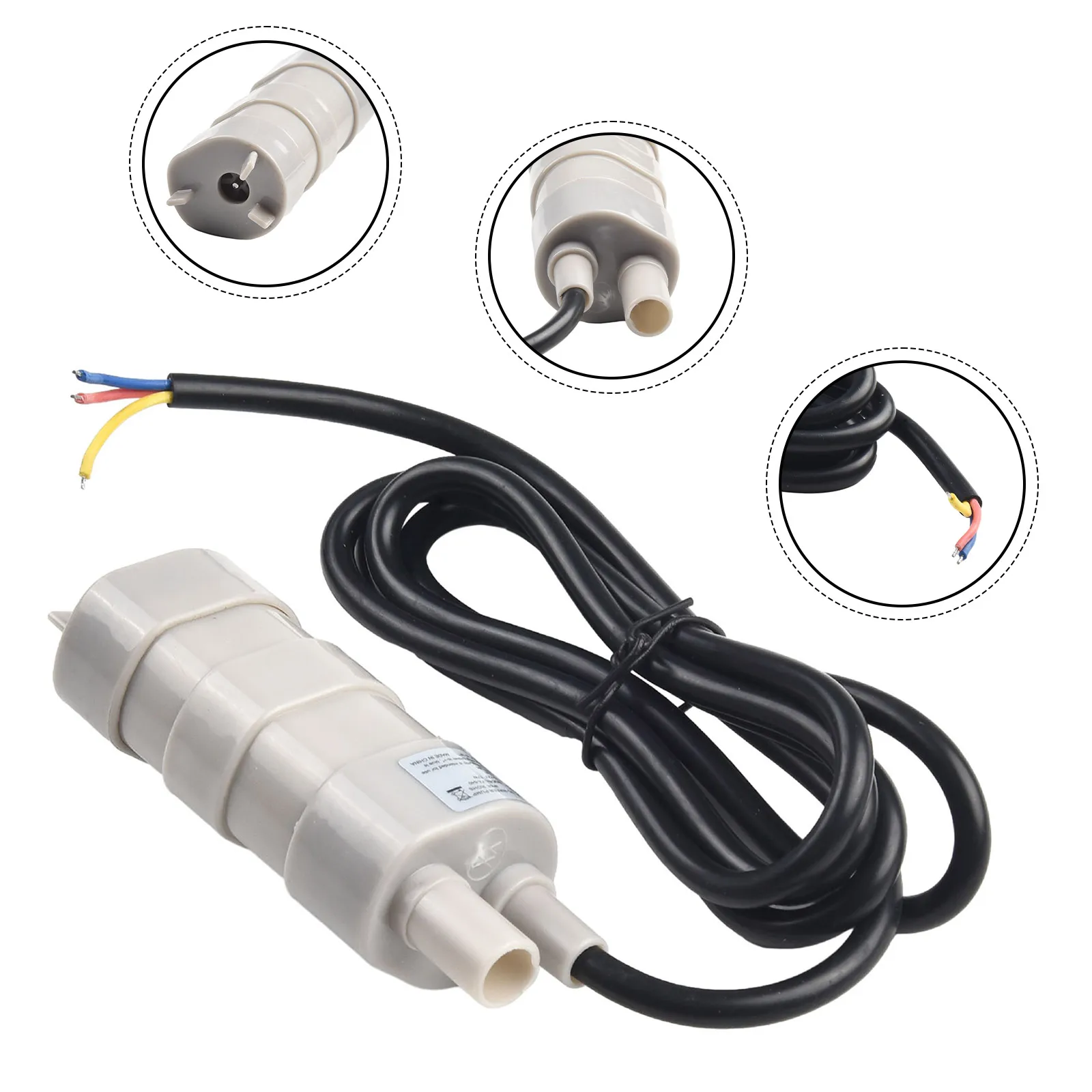

1000L/H 12V Submersible Multi-Purpose Pump High Flow Three-Line Water Pump For Garden Sprinklers Lawns RVs Pools Water Tank