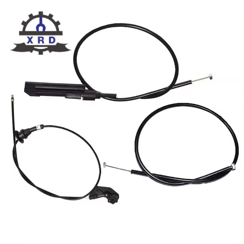 51238176595 51238190754 51238176596 New High Quality 3Pcs Motor Bowdenkabel Hood Release Draad for-Bmw E39 525I 530I