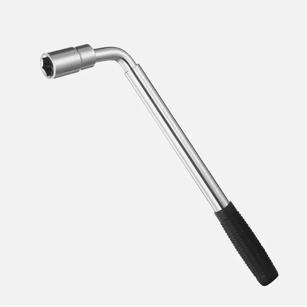 With Double Ended Sockets Nut Telescoping Lug Wrench Set 17/19/21/23mm Extended Handle Adjustable Ratchet Spanner Durable