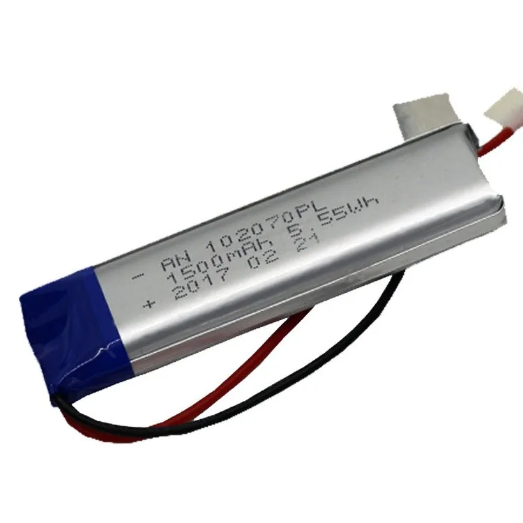 buy more will cheap 1500mAh 102070 3.7V full capacity polymer lithium battery with protective plate