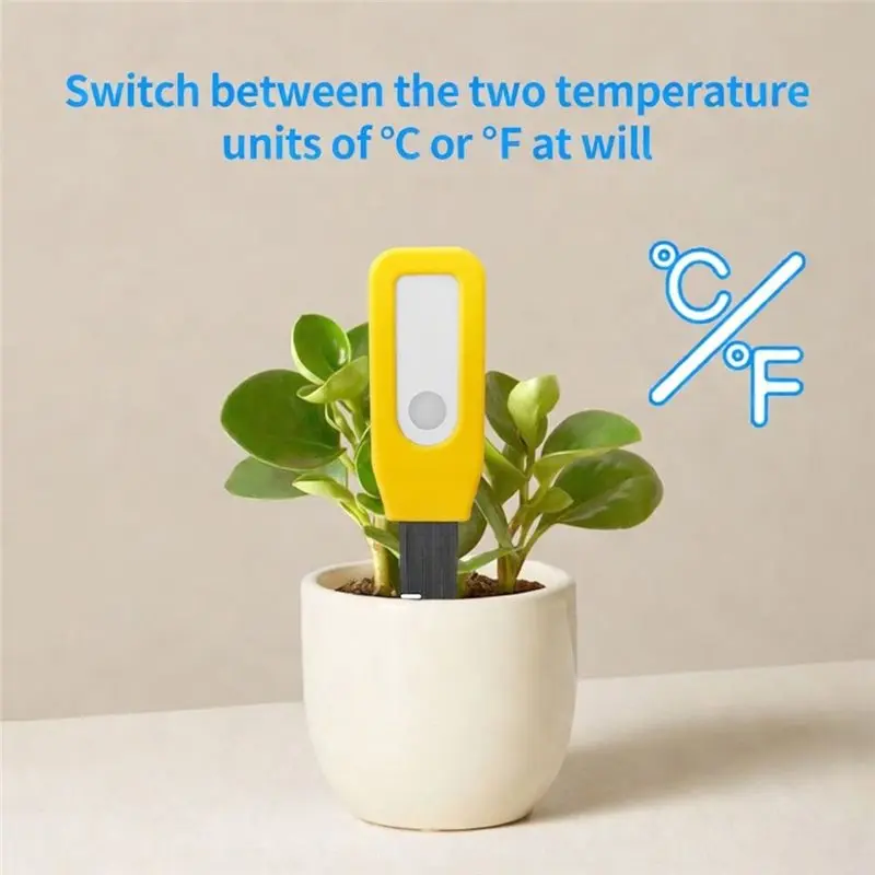 PORK-Tuya WIFI Soil Tester Temperature Humidity Sensor Real-Time Monitoring Low Battery Alert Work With Smart Life