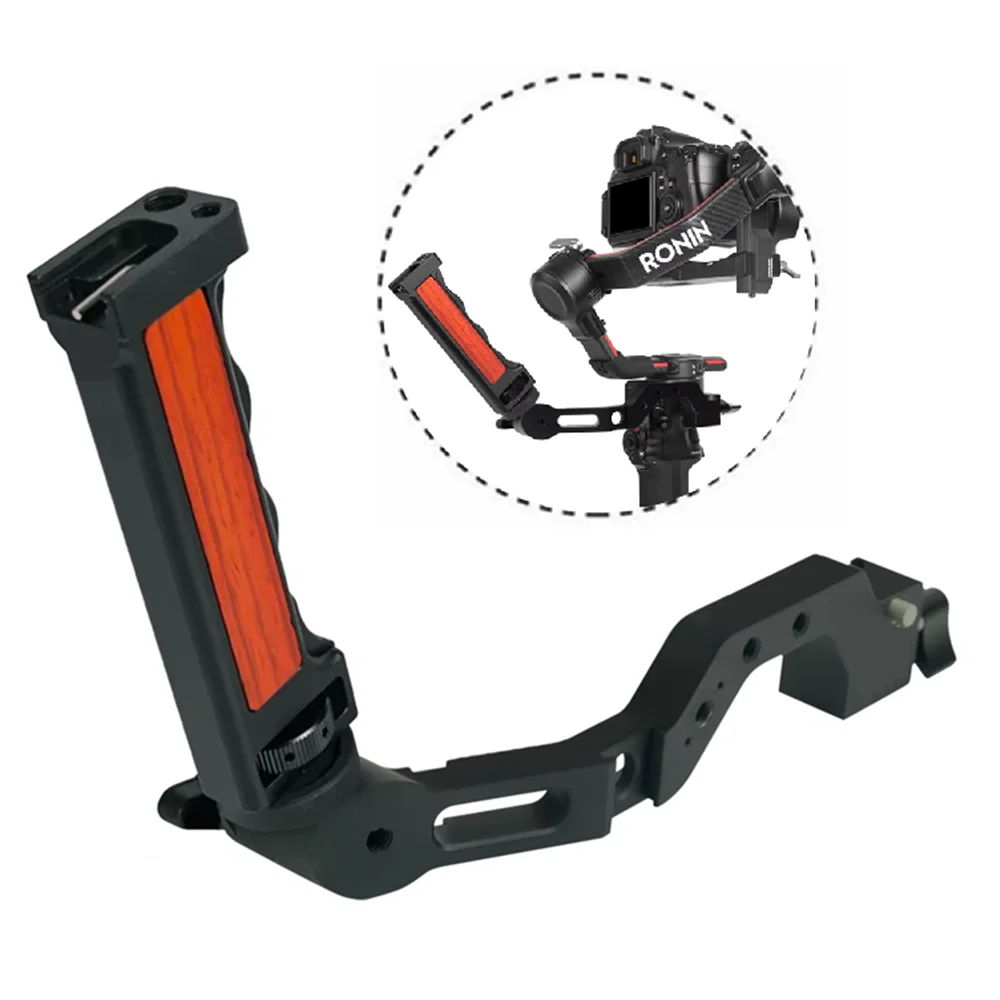 

Nato Clamp Sling Handgrip Gimbal Handle for Hohem M7/M6/MT &DJI 2/3/4/Pro/Mini Stabilizer, Ergonomic Grip for Low Angle Shooting