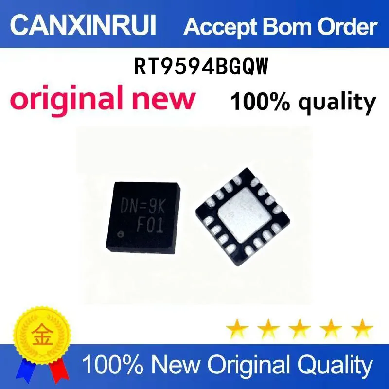 

(5-100 Pieces) New stock RT9594BGQW DN=9K DN=QFN-16